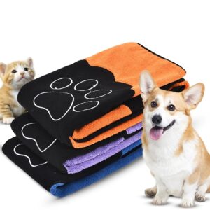 Microfiber Colorful Bath Towel for Pets